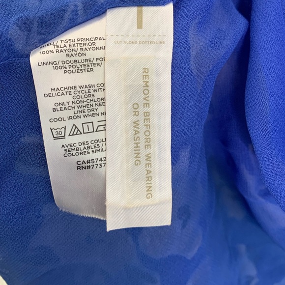 Ann Taylor Women’s Floral V Neck Maxi Wrap Dress Size 0 - Picture 11 of 14